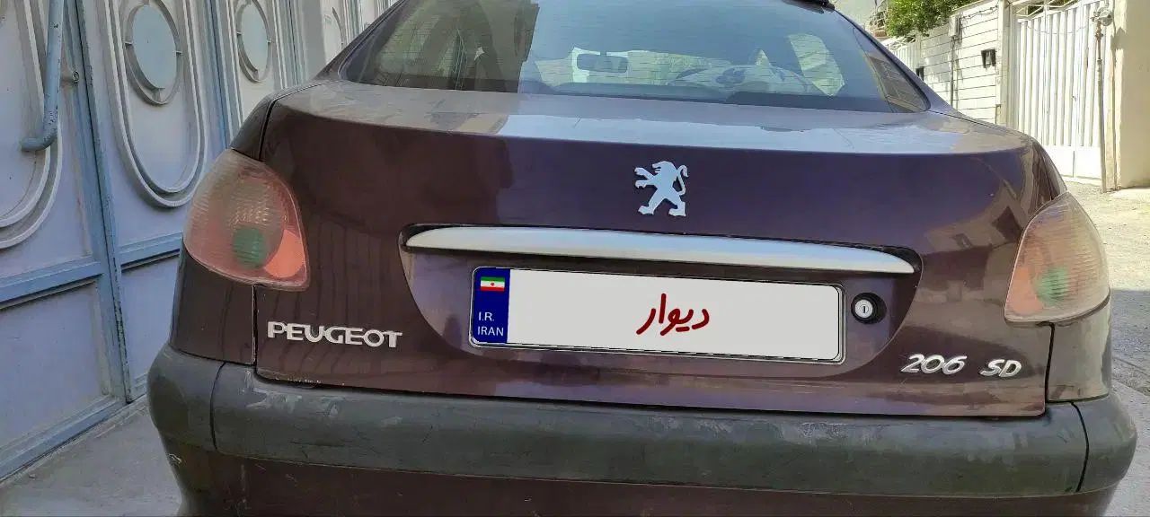 پژو ۲۰۶ صندوق دار دوگانه سوز تیو فایو فول گاز سوز|خودرو سواری و وانت|نجف‌آباد, هفده شهریور|دیوار