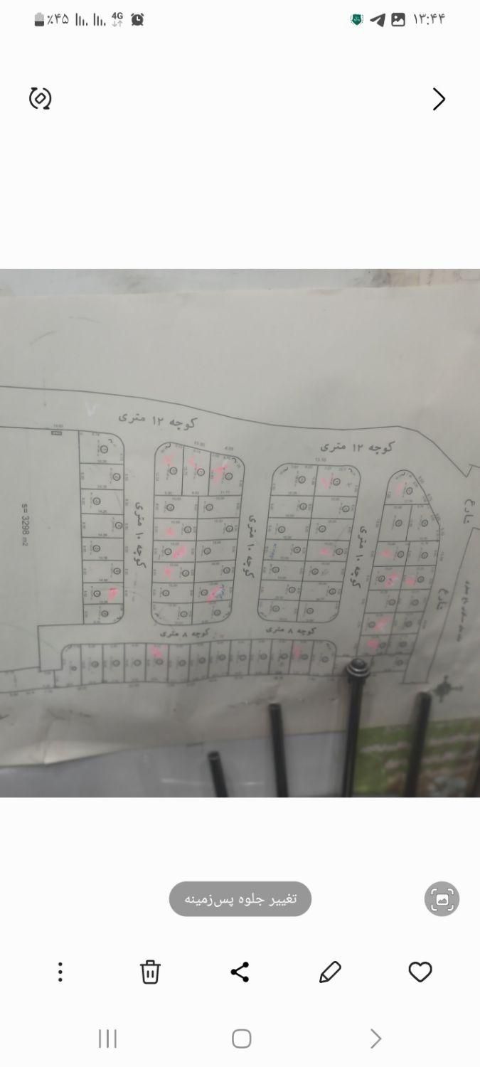 فروش قطعه زمین دوکله با بر۱۰متر|فروش زمین و ملک کلنگی|خوی, |دیوار