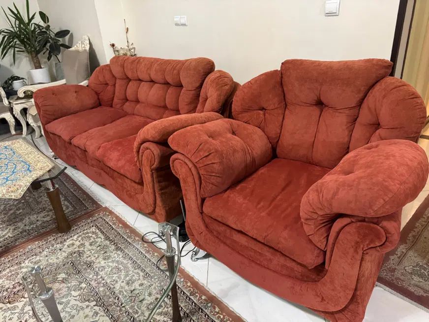 مبل ۷ نفره|مبلمان خانگی و میز عسلی|تهران, گلستان (شهرک راه آهن)|دیوار