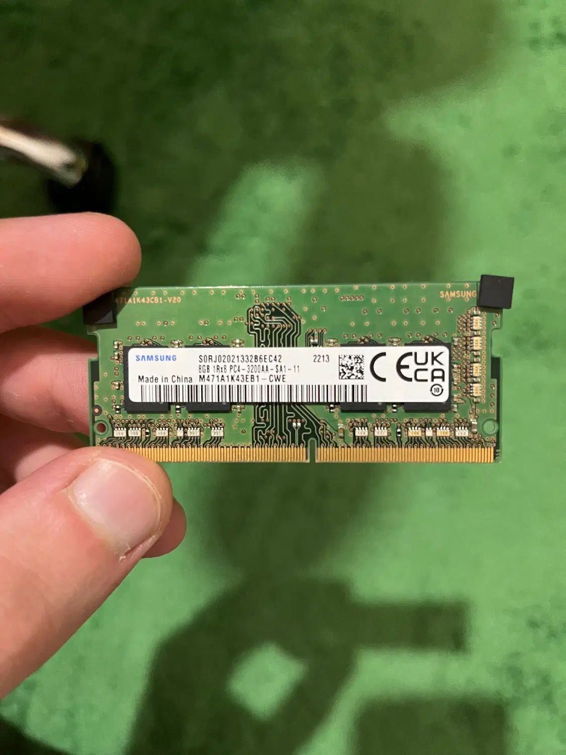 رم لپ تاپ سامسونگ8 GB DDR4 3200MHz|قطعات و لوازم جانبی رایانه|تهران, هروی|دیوار