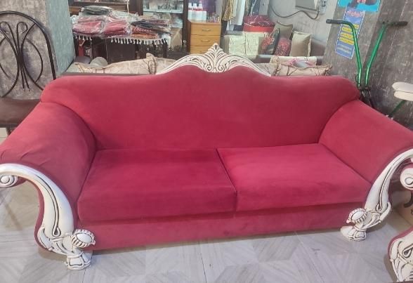 فروش مبلمان۷ نفره+میز جلو مبلی  به دلیل کمبود جا|مبلمان خانگی و میز عسلی|رشت, کاکتوس|دیوار