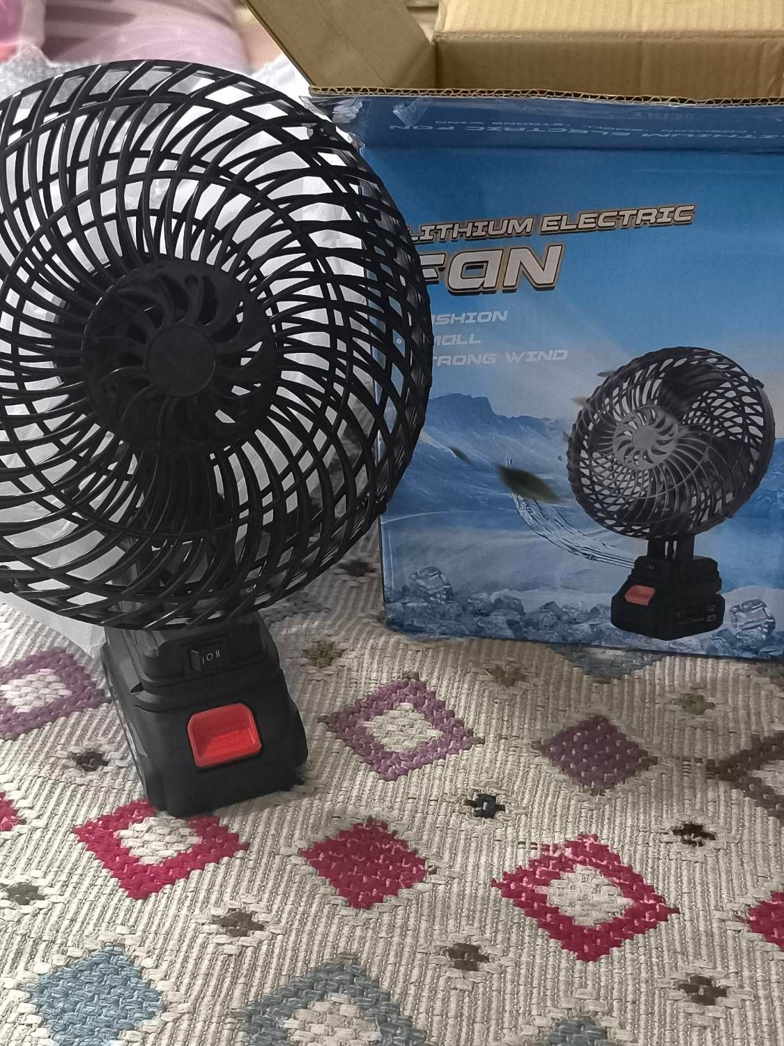 پنکه شارژی تنظیم حالت مناسب روز های بی برقی|پنکه و تصفیه‌کنندهٔ هوا|لار, |دیوار