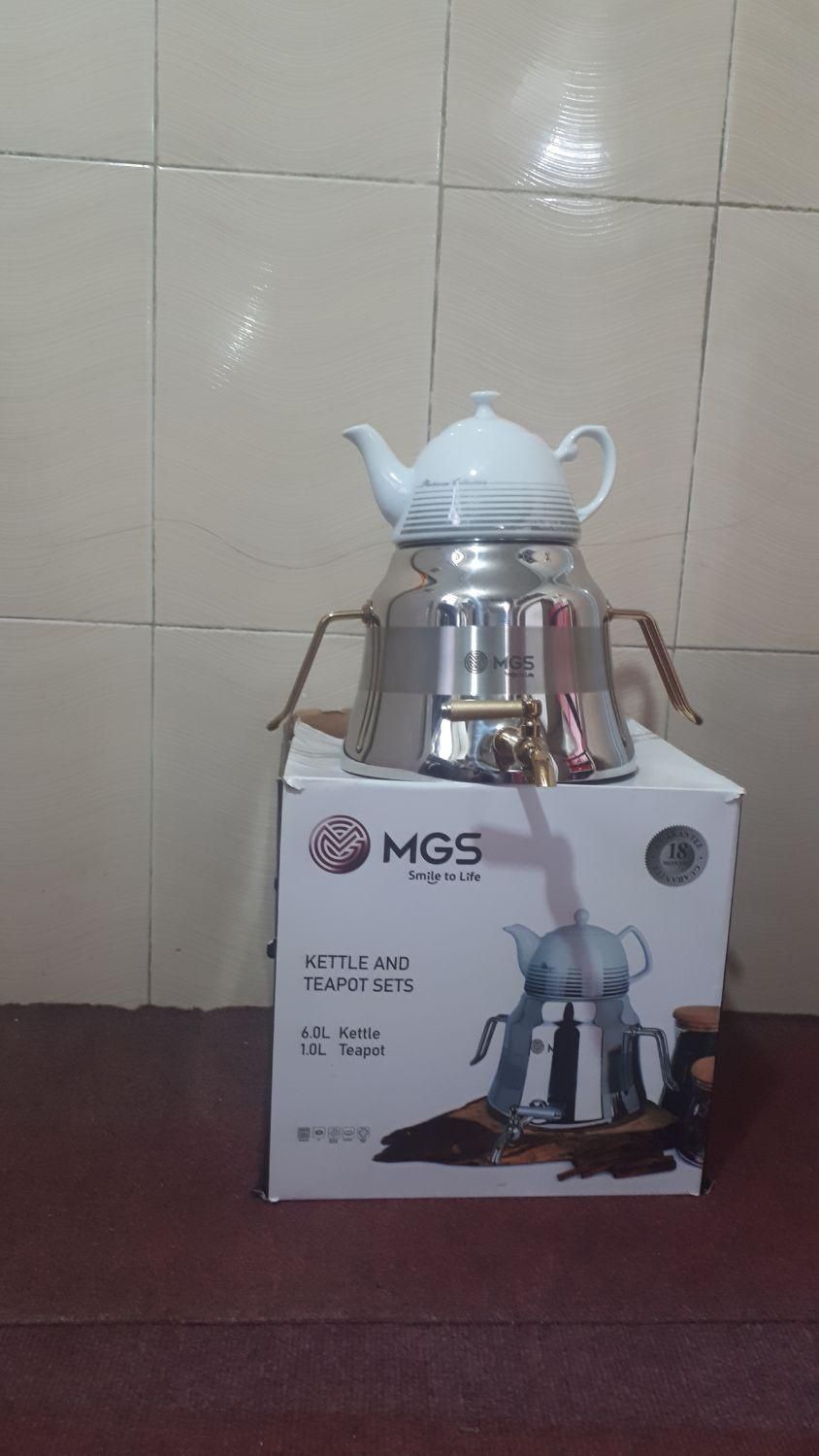 کتری قوری استیل ترک سنگین MGS|قوری، کتری، قهوه‌ساز دستی|تهران, دولت‌آباد|دیوار