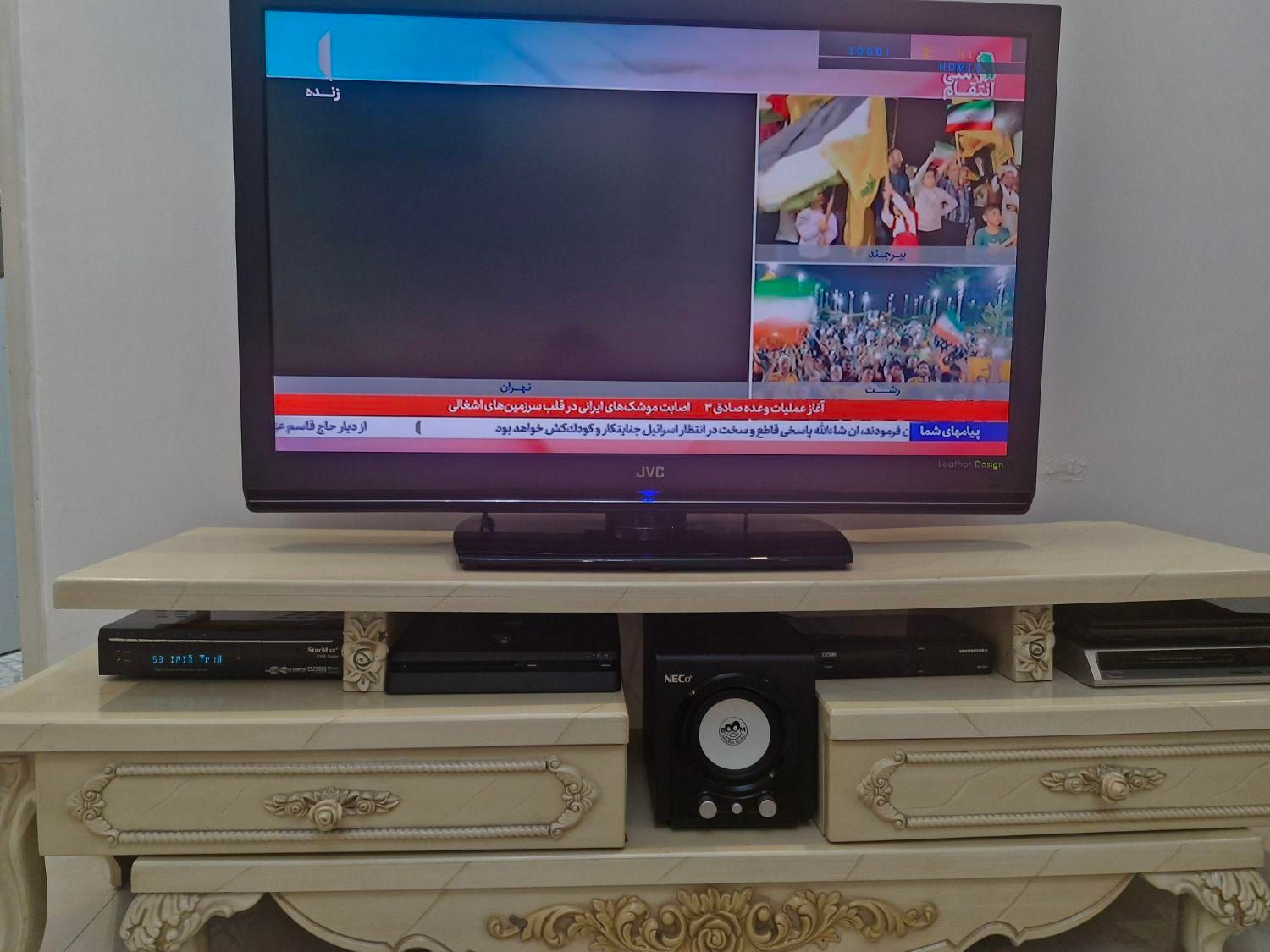 تلویزیون JVC فول اچ دی اصل ژاپن|تلویزیون و پروژکتور|اسلام‌شهر, |دیوار