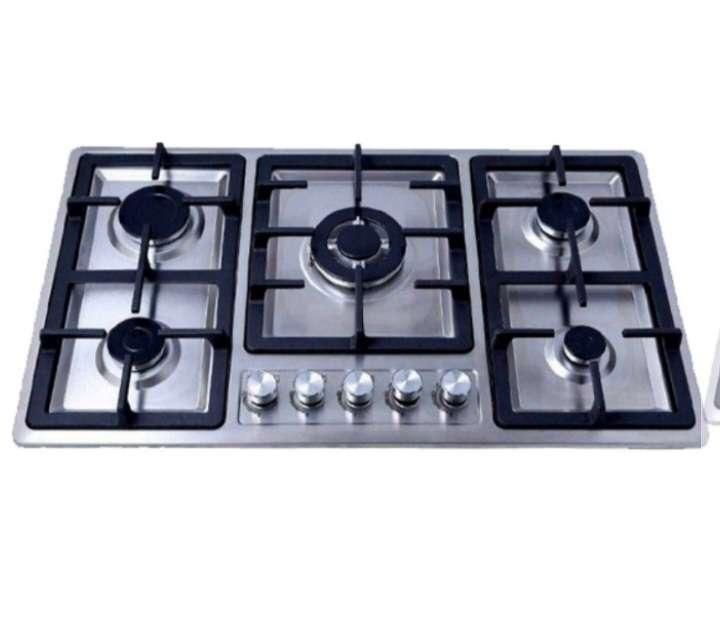 اجاق گاز صفحه ای استیل ۵شعله کاملا نو وپلمپ|اجاق گاز و لوازم برقی پخت‌وپز|آمل, |دیوار