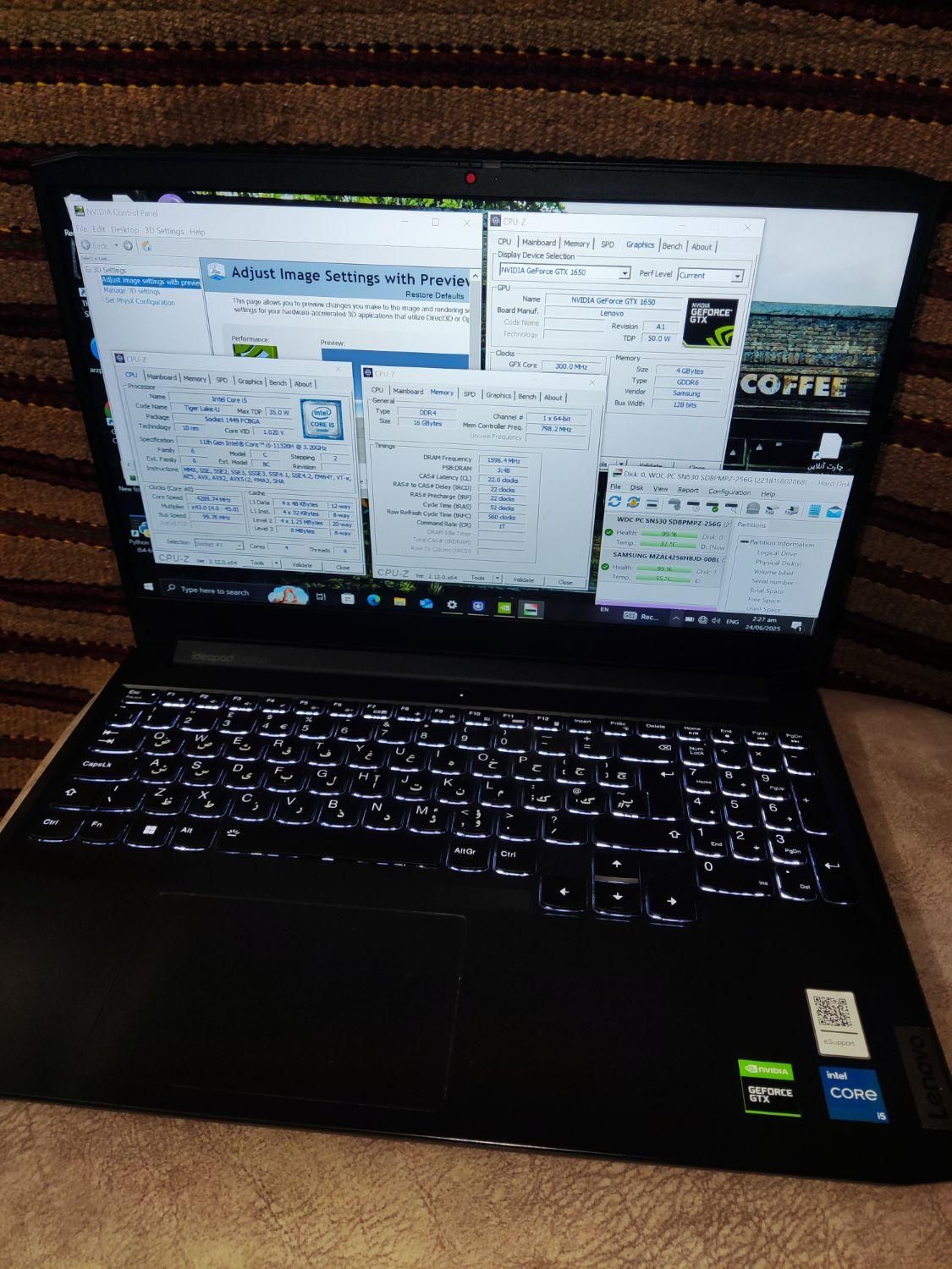 لپ تاپ Lenovo gaming 3|رایانه همراه|قم, باجک دو|دیوار