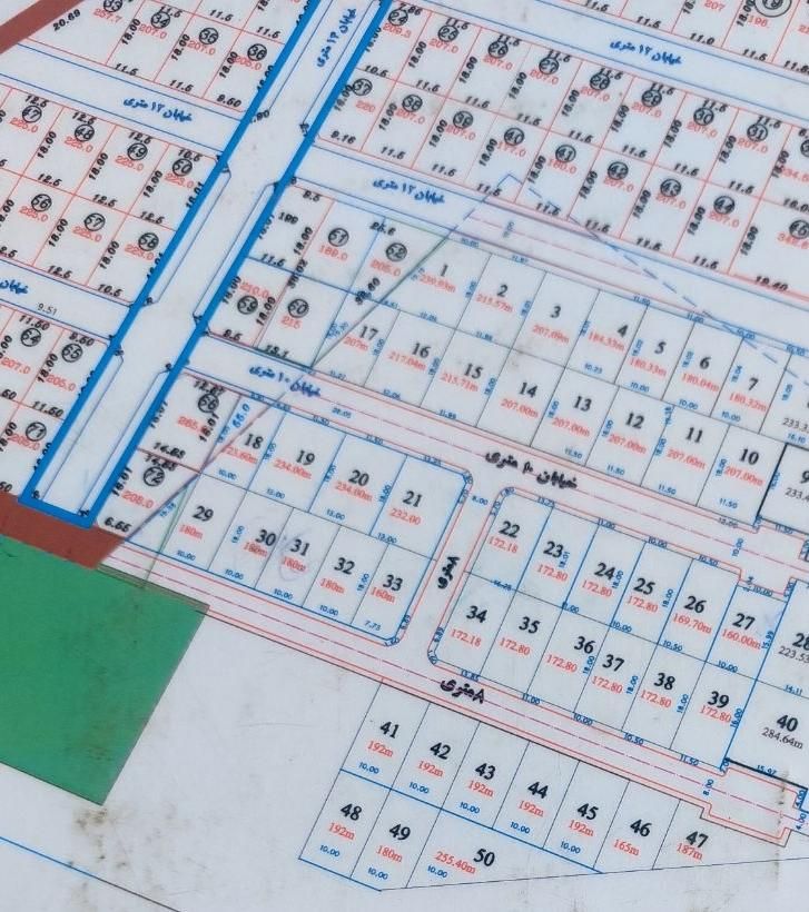 فروش و معاوضه زمین ۱۹۳ متری*شهرک دادگستری حسن بیگی|فروش زمین و ملک کلنگی|قروه, |دیوار