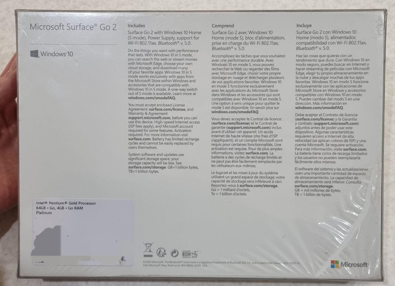 سرفیس گو2 آکبند پلمپ امریکا Microsoft Surface Go 2|رایانه همراه|تهران, بهار|دیوار