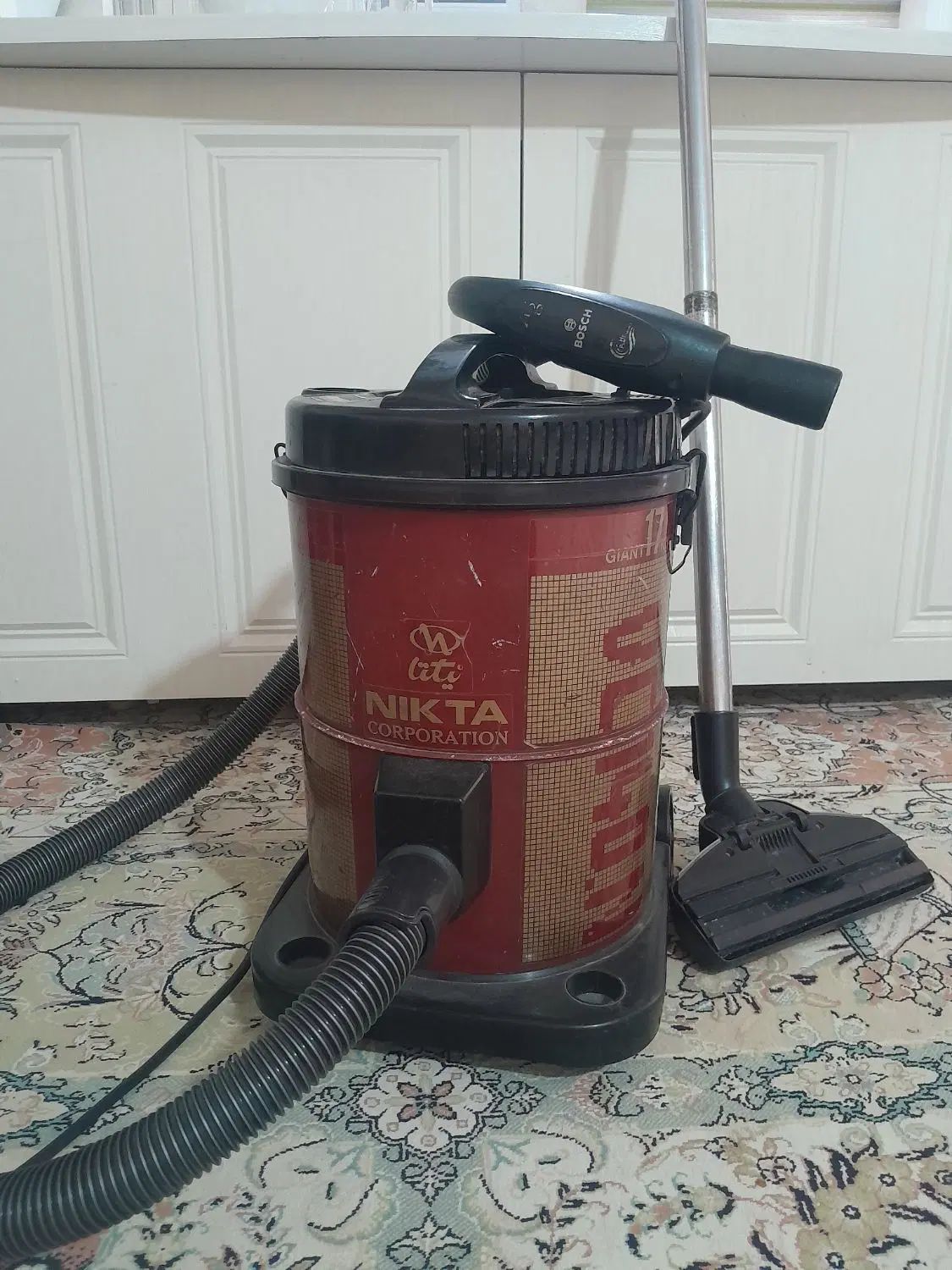 جاروبرقی سطلی ۱۷ کیلو الکترا NIKTA|جاروبرقی، جارو شارژی، بخارشو|مشهد, کارمندان دوم|دیوار