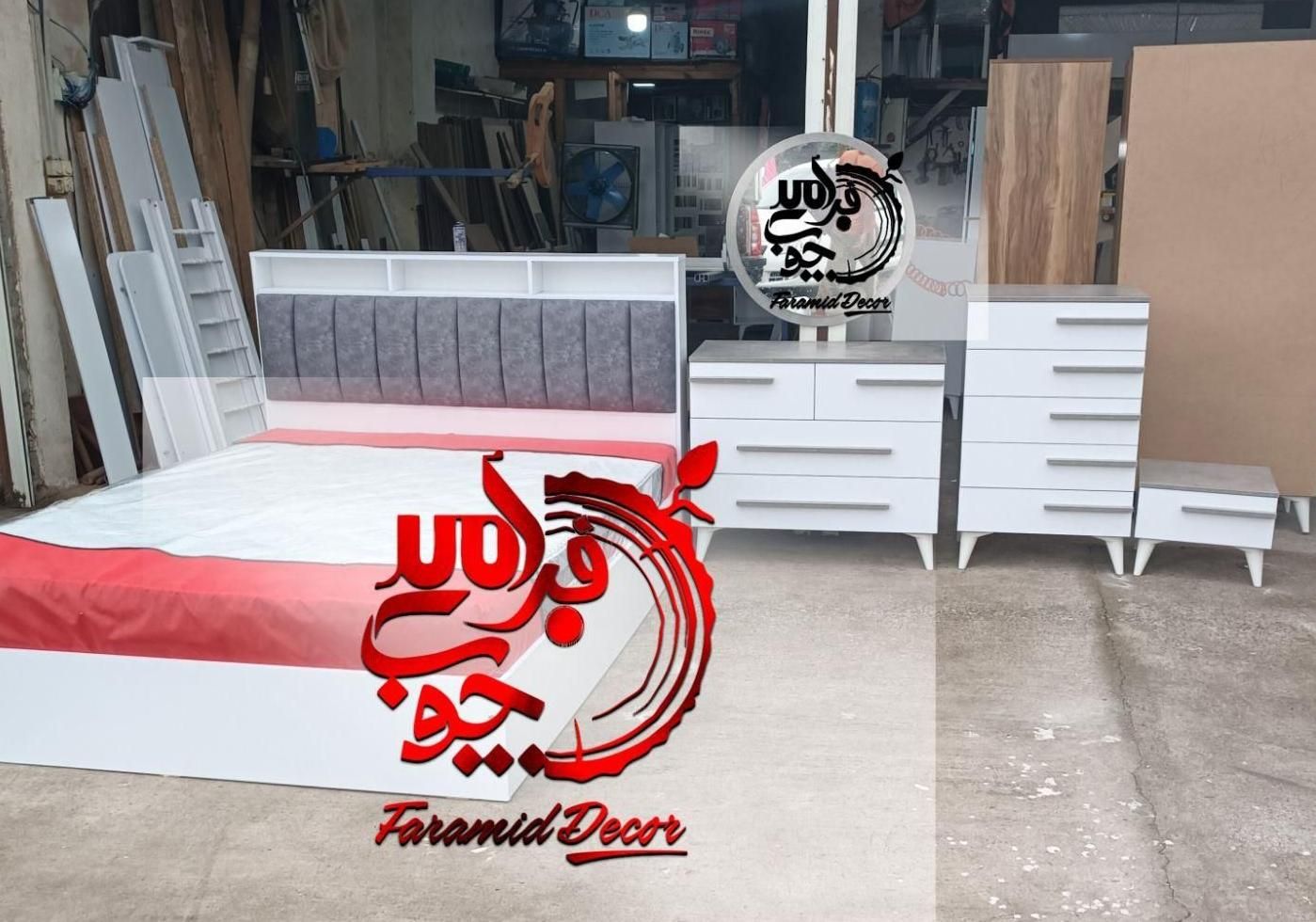 سرویس خواب**تخت خواب مدل سلنا|تخت و سرویس خواب|رشت, استقامت ۲|دیوار