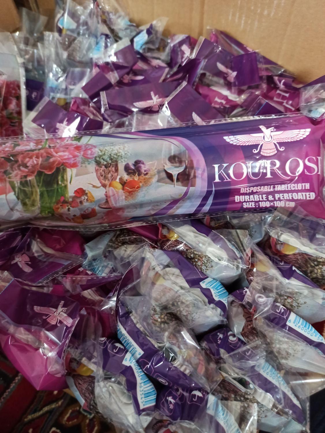 سفره یکبار مصرف عمده و خرده|ظروف نگهدارنده، پلاستیکی، یک‌بارمصرف|اردبیل, |دیوار