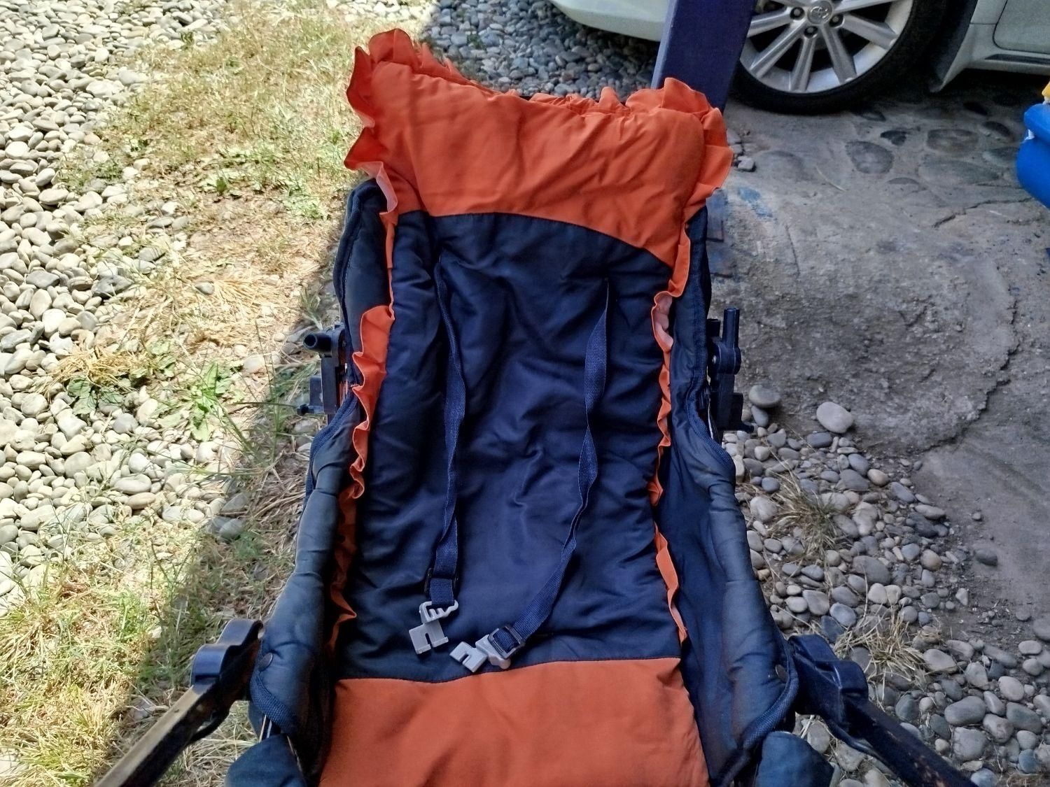 کالسکه . تخت . و کربر.کودک رنگ سورمه ای نارنجی.|اسباب و اثاث بچه|رامسر, |دیوار