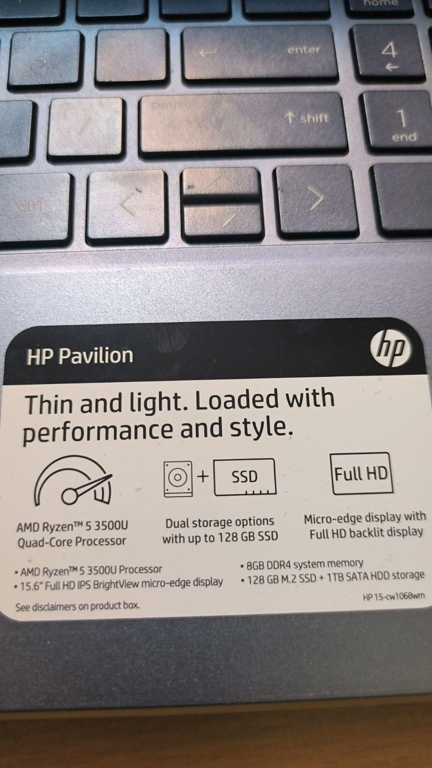 لپتاپ hp pavilion رم ۲۴|رایانه همراه|تهران, ظهیرآباد|دیوار