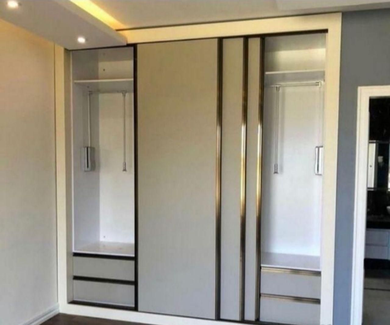 کمد دیواری مدل ریلی کد208|مصالح و تجهیزات ساختمان|قروه, |دیوار