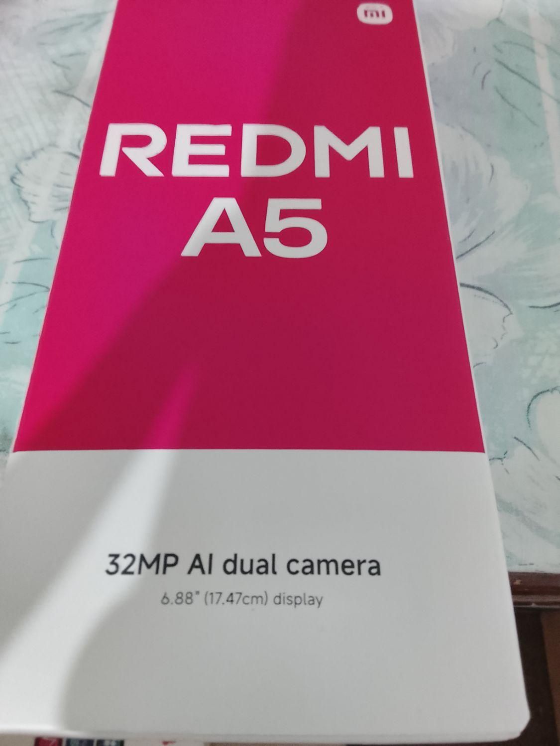 شیائومی redmi a5 4g با حافظهٔ ۱۲۸ گیگابایت|موبایل|تهران, مسعودیه|دیوار