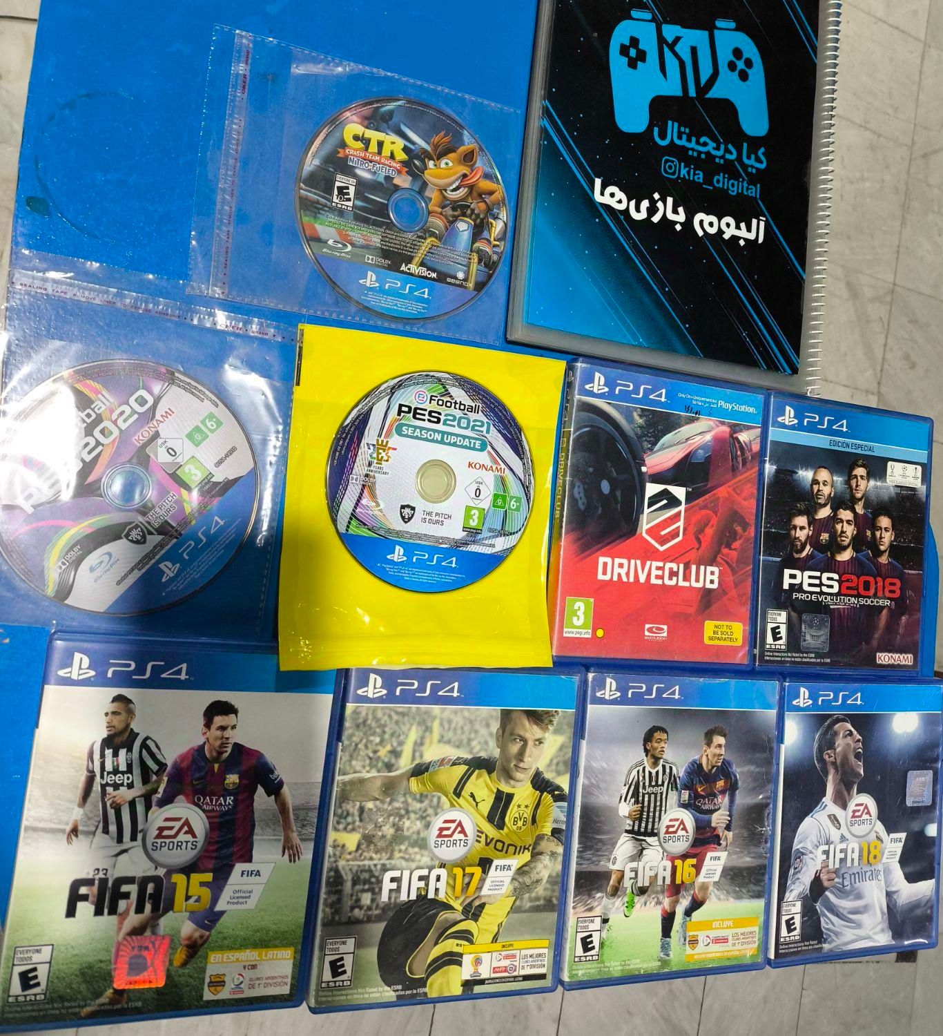 سی دی پی اس فیفا PES & FIFA|کنسول، بازی ویدئویی و آنلاین|قم, هنرستان|دیوار