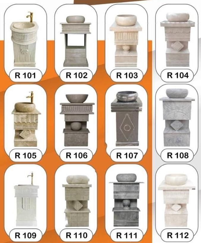 روشویی سنگی سینک(شیرآلات کلهری)|مصالح و تجهیزات ساختمان|قم, امامزاده ابراهیم|دیوار