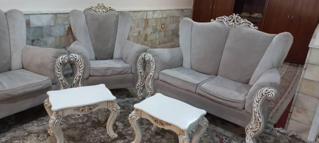 مبل ۷ نفره با ۳ عدد میز|مبلمان خانگی و میز عسلی|تهران, تختی|دیوار