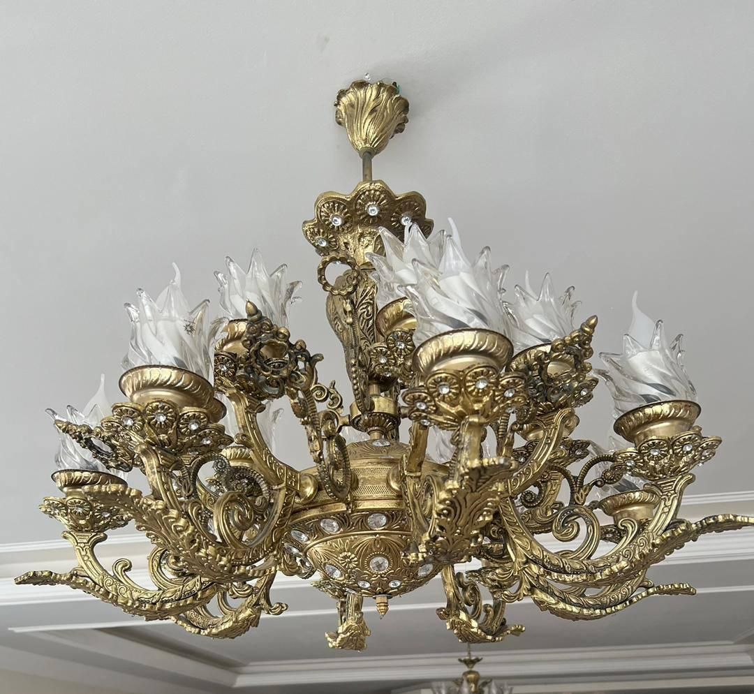 لوستر برنز نو|لوستر و چراغ آویز|ایلام, |دیوار