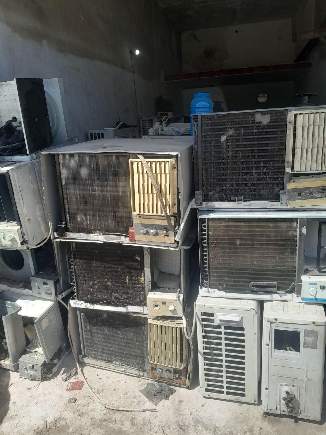 کولر سوخته|کولر گازی و فن‌کوئل|شوش, |دیوار