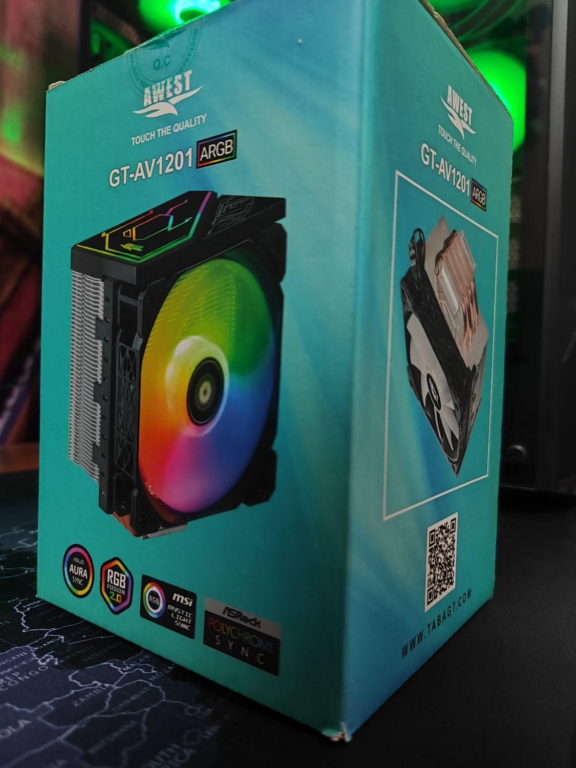خنک کننده CPU مدل GT-AV1201 ARGB درحد نو|قطعات و لوازم جانبی رایانه|اصفهان, خواجو|دیوار