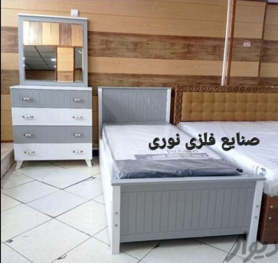 تخت یکنفره vakyom(صنایع فلزی نوری ) تخت 1|تخت و سرویس خواب|مشهد, خواجه ربیع|دیوار