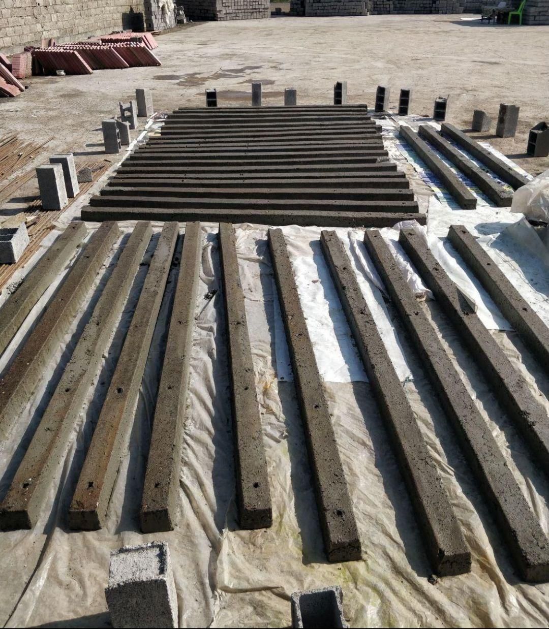 بلوک و پایه فنس بتنی|مصالح و تجهیزات ساختمان|سنگر, |دیوار