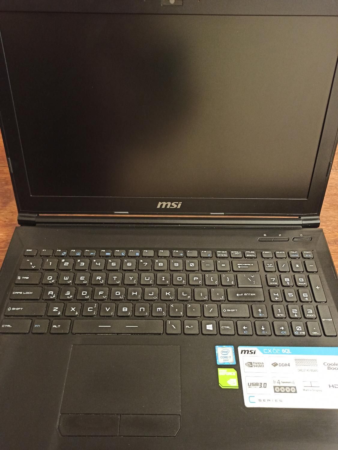 لپ تاپ msi core i7 گرافیک دار|رایانه همراه|کرج, عظیمیه|دیوار