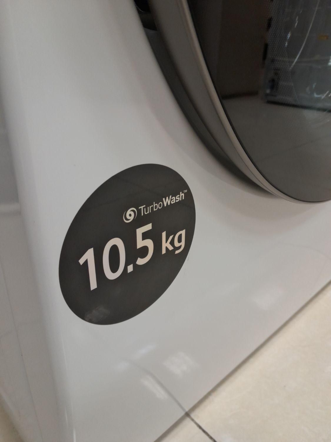 ماشین لباسشویی10.5kاَصل کُرهLGمدلWM-G105SW|ماشین لباسشویی و خشک‌کن لباس|تهران, دبستان|دیوار