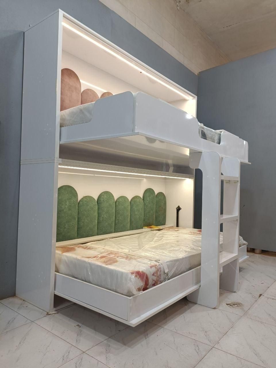 خاص ترین تخت دوطبقه ایران T-010|تخت و سرویس خواب|رشت, حومه رشت|دیوار