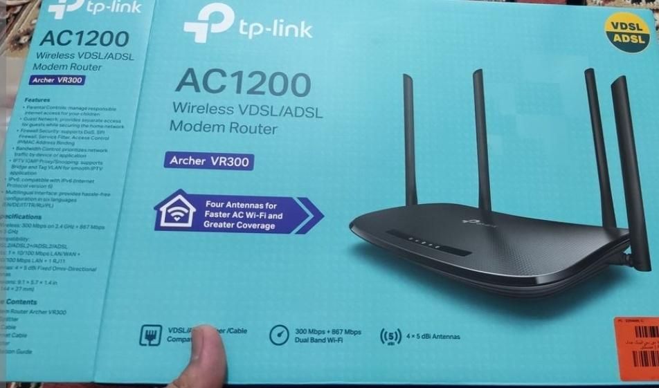 مودم روتر ADSL/VDSL تی پی لینک. Vr300|مودم و تجهیزات شبکه|تهران, دانشگاه تهران|دیوار