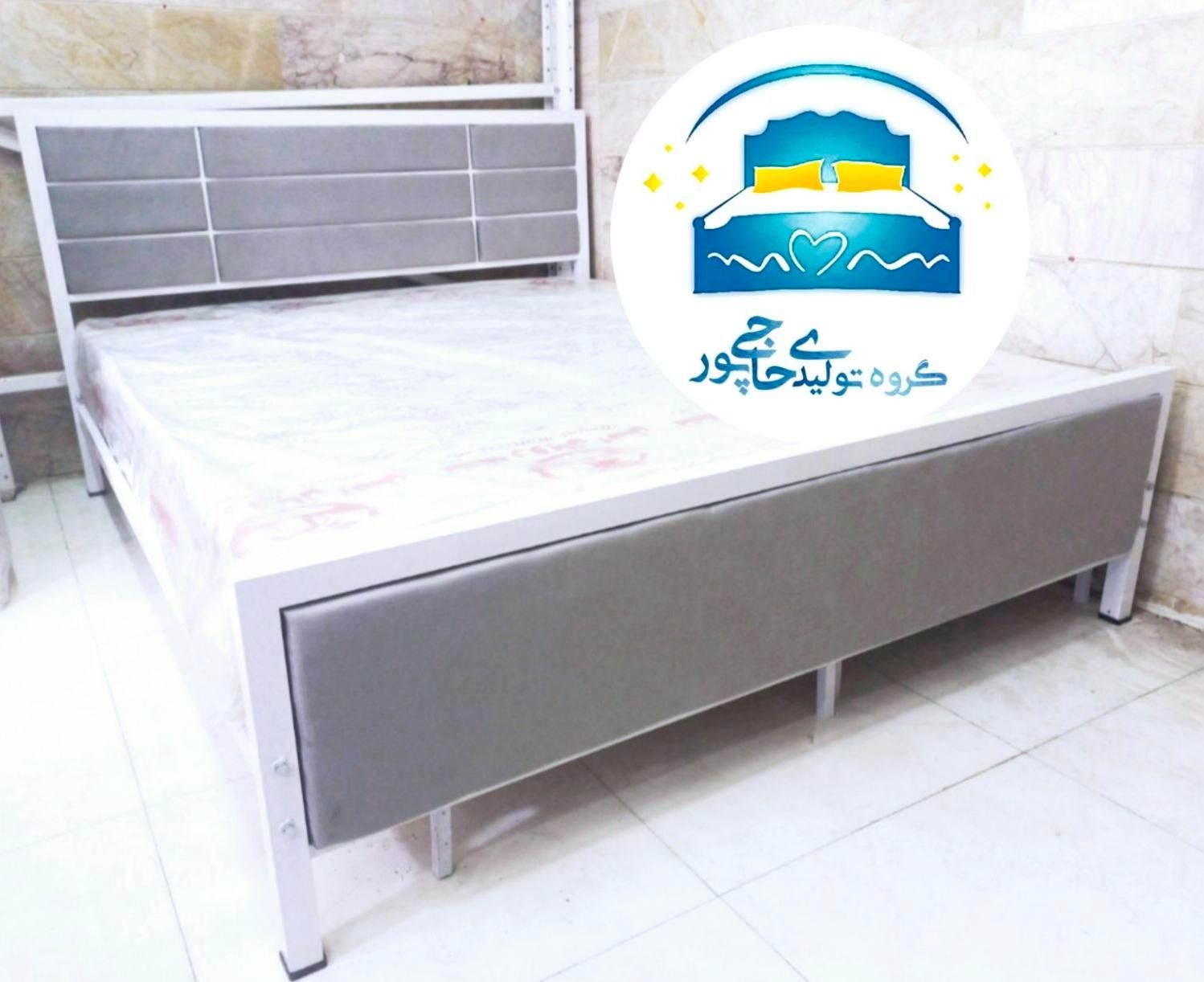 تخت خواب دو نفره حاجی پور(تختخواب۲دونفره)تشک نگین|تخت و سرویس خواب|مشهد, حسین‌آباد|دیوار