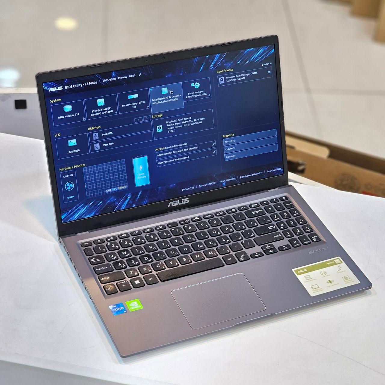 لپتاپ مهندسی Asus Vivobook R565EP رم 12|رایانه همراه|شیراز, ملاصدرا|دیوار