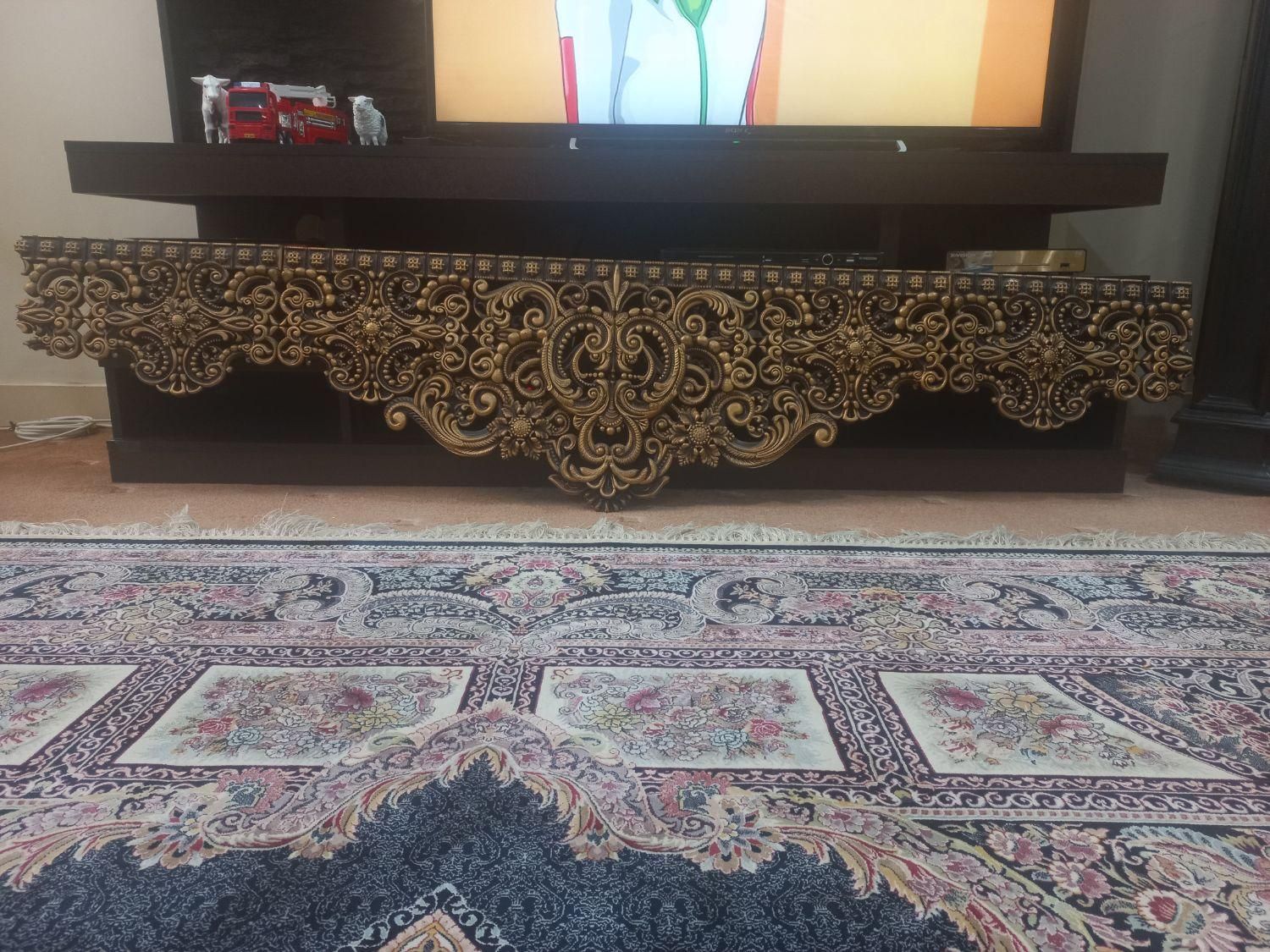 کتیبه|پرده، رانر، رومیزی|اهواز, گلستان|دیوار