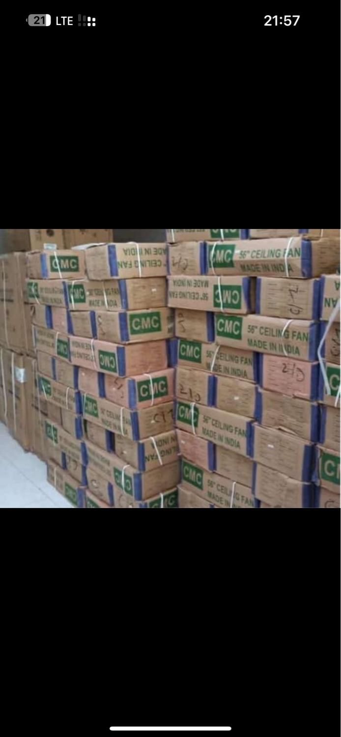 پنکه سقفی CMC هندی (اصلی)|پنکه و تصفیهکنندهٔ هوا|اهواز, شریعتی جنوبی|دیوار