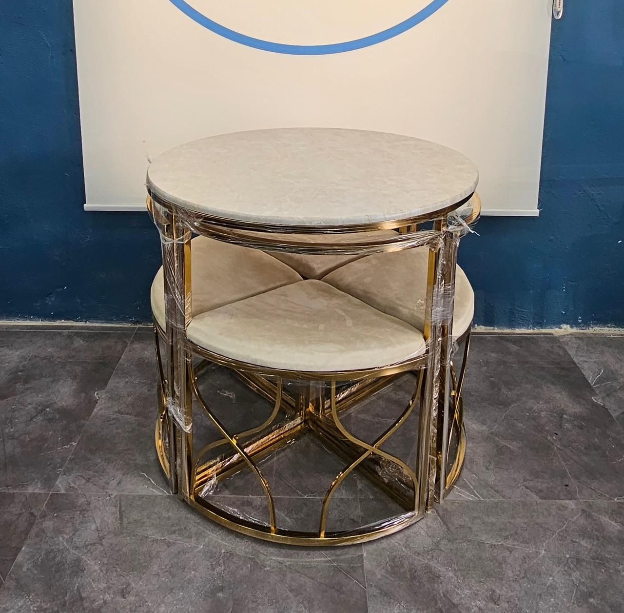 میز نهار خوری فلزی اقساط|میز و صندلی غذاخوری|ساوه, |دیوار