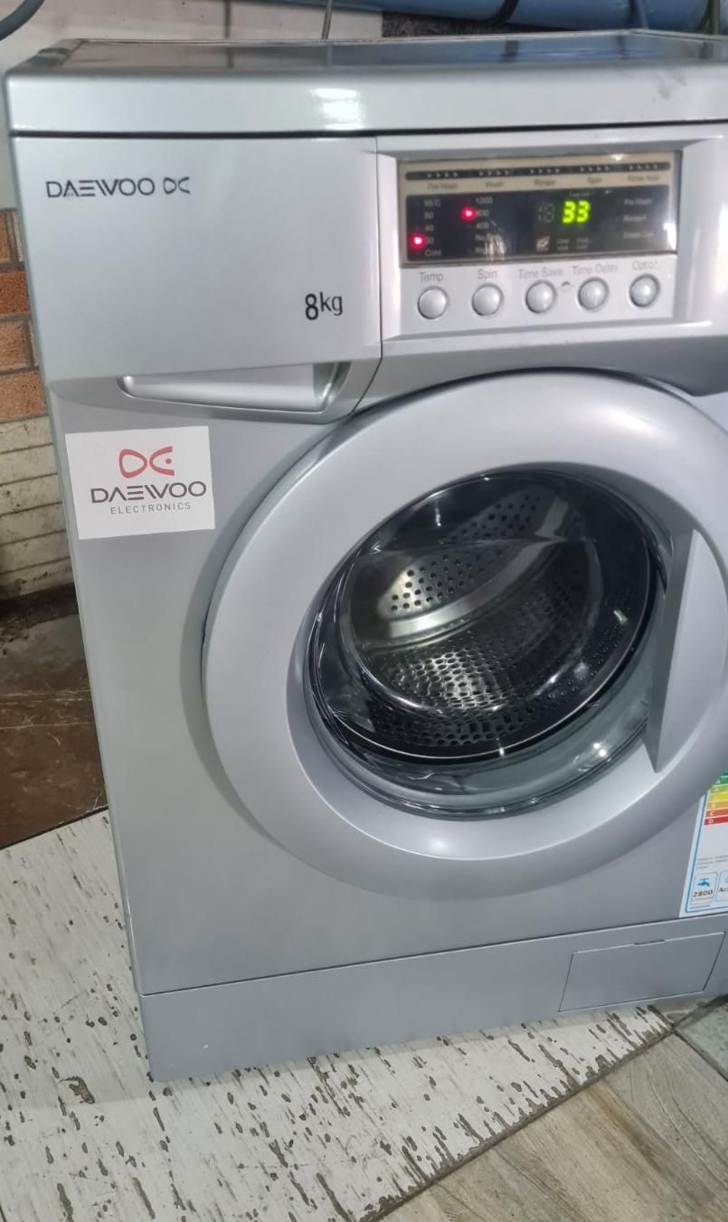 لباسشویی دوو ۸ کیلویی کارکرده ۱۲۰۰ دور- Daewoo|ماشین لباسشویی و خشک‌کن لباس|کرج, عظیمیه|دیوار