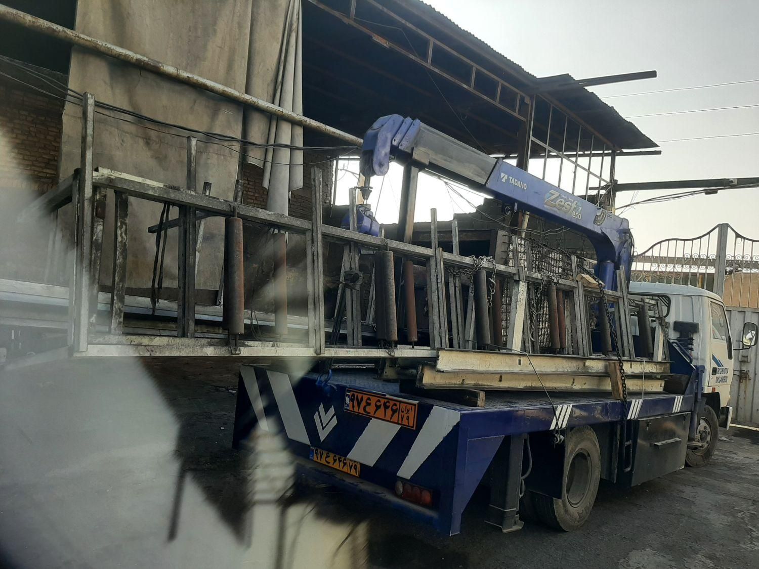 جرثقیل و سبد بالابر 3تن|خدمات حمل و نقل|قزوین, |دیوار