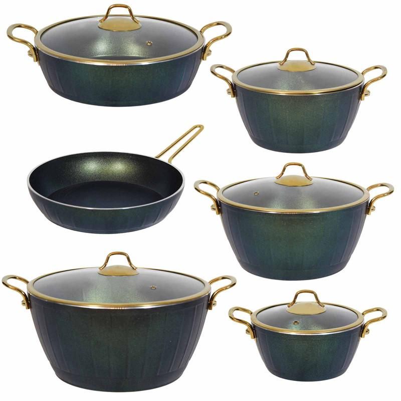 سرویس قابلمه 11 پارچه اویز پلاس مدل ویولا|ظروف پختوپز|فردیس, منظریه|دیوار