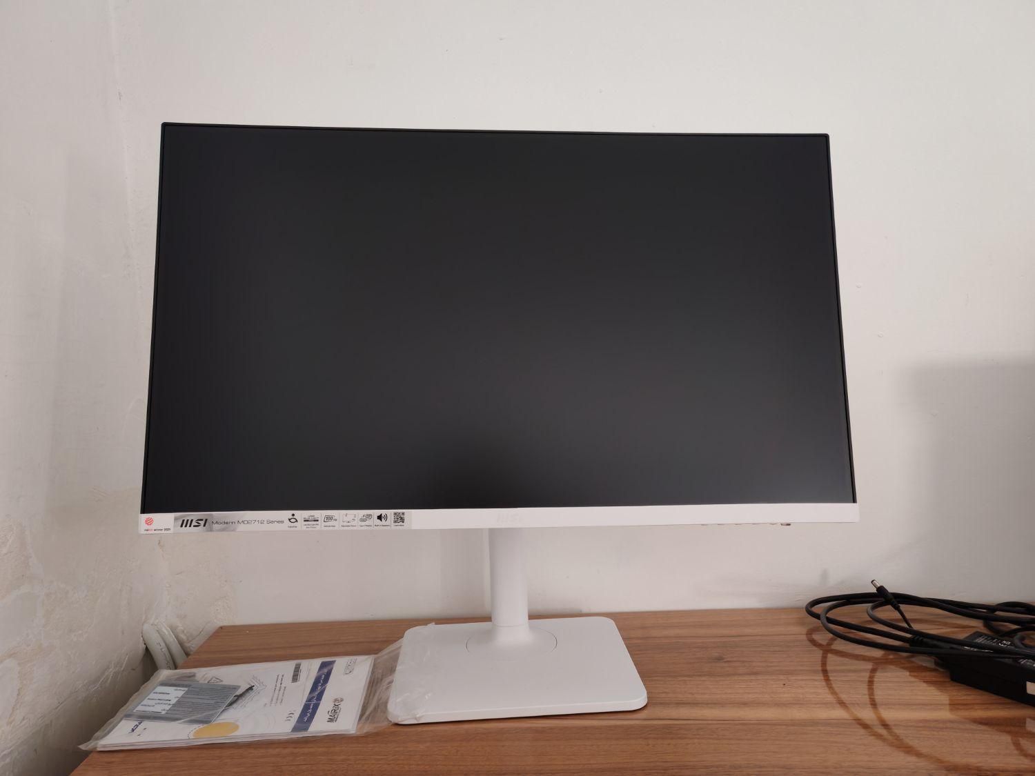 مانیتور msi 27 اینچ مدل modern md2712 pw  سفید|قطعات و لوازم جانبی رایانه|سنندج, |دیوار