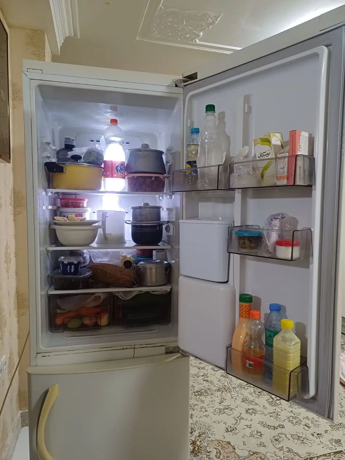 یخچال فریزر بدون برفک الکترواستیل|یخچال و فریزر|رشت, شهرک قدس|دیوار