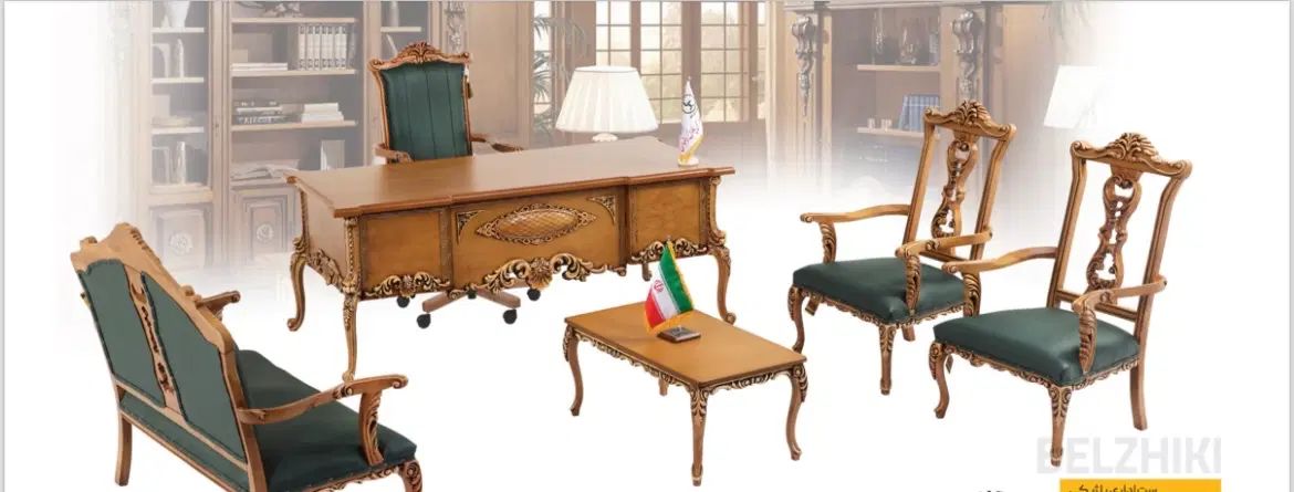 مبلمان اداری،چوبی،کلاسیک ،صندلی،با تنوع رنگ|دفتر کار|اصفهان, بابوکان|دیوار