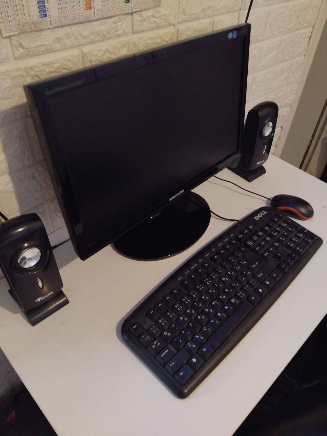 کیس گیمینگ + مانیتور 19 led+ گرافیک Rx580 نو|رایانه رومیزی|تهران, تولید دارو|دیوار
