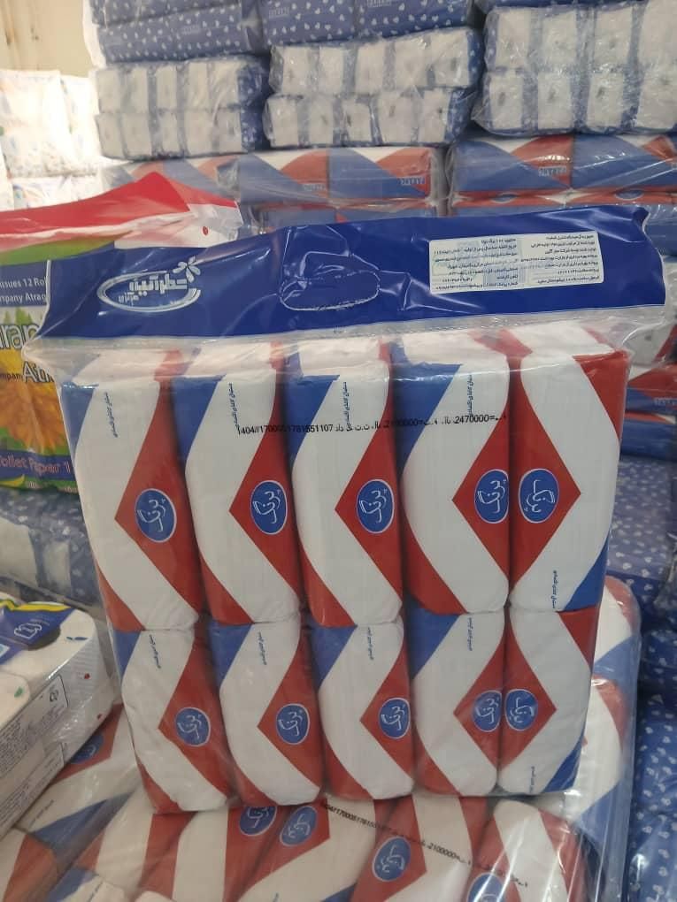 دستمال کاغذی اقتصادی باکس 10تایی قیمت مناسب|مواد شوینده و دستمال کاغذی|زنجان, |دیوار