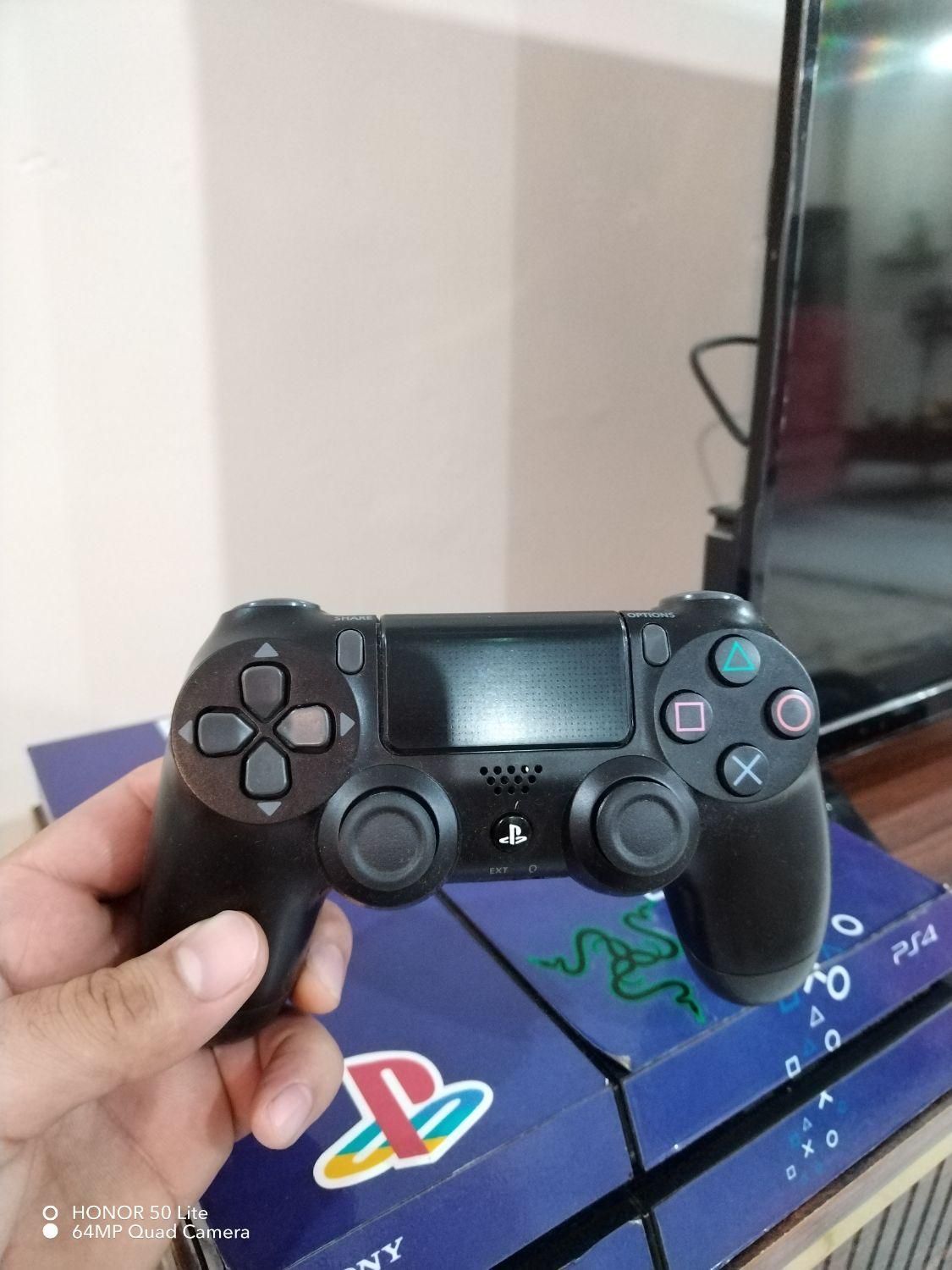 PS4 فول گیم حافظه 500 با دو دسته|کنسول، بازی ویدئویی و آنلاین|قائم‌شهر, |دیوار