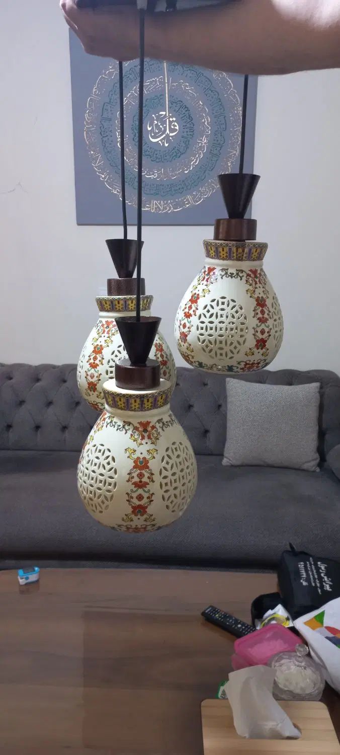 لوستر اتاق خواب ویک عدد دیواری|لوستر و چراغ آویز|تهران, تهرانپارس شرقی|دیوار