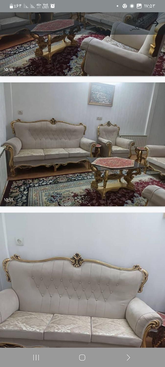 مبل ۷ نفره در حد نو|مبلمان خانگی و میز عسلی|تهران, امیریه|دیوار