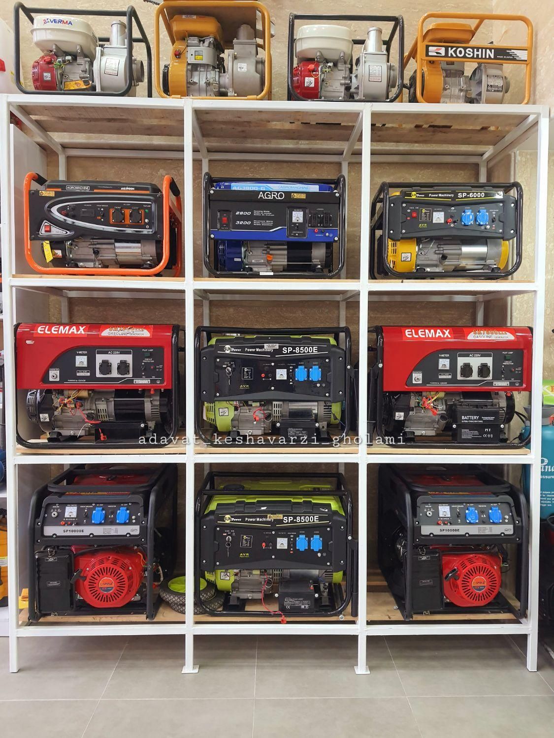 چمن زن علفتراش موتور برق تمام مس ژنراتور AVR|ماشین‌آلات صنعتی|رشت, دیلمان|دیوار
