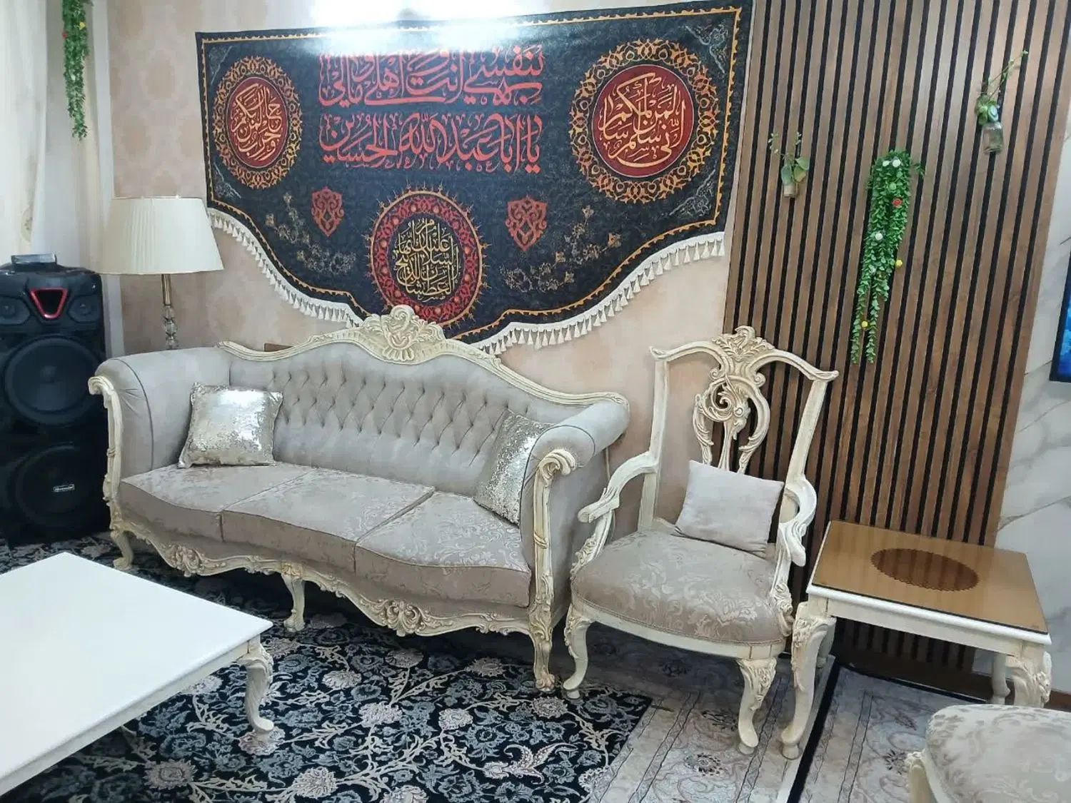 مبلمان استیل مدل کلاسیک|مبلمان خانگی و میز عسلی|تهران, شهرک رضویه|دیوار