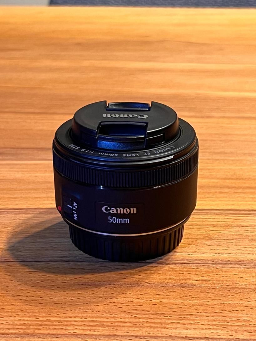 لنز کانن 50mm stm f1.8|دوربین عکاسی و فیلم‌برداری|تهران, چیذر|دیوار
